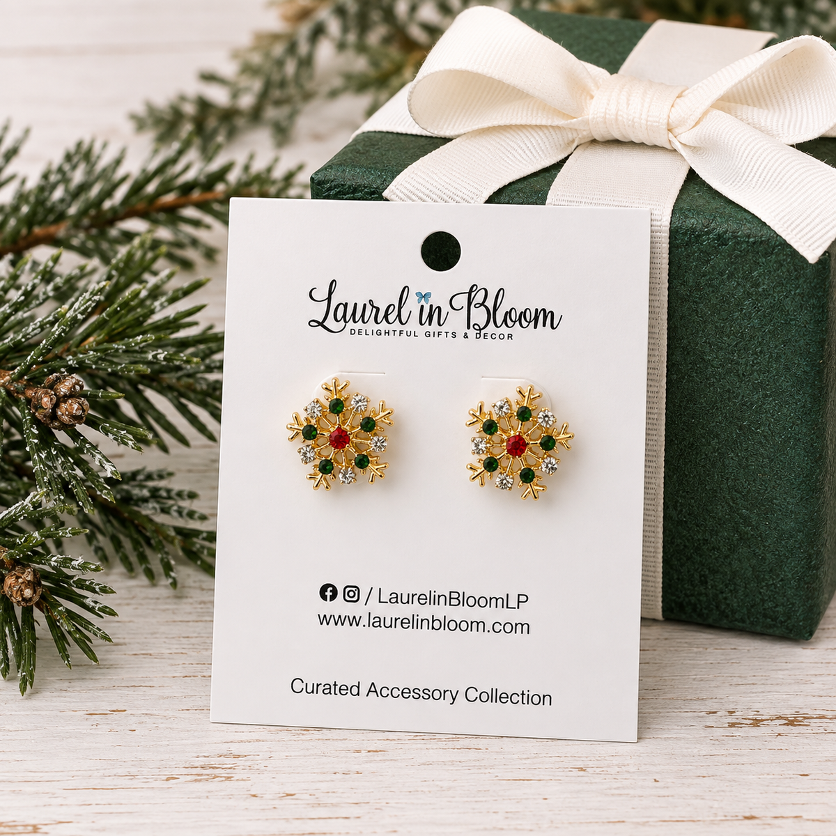 Snowflake Splendor Studs
