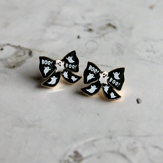 Boo Bows Earrings