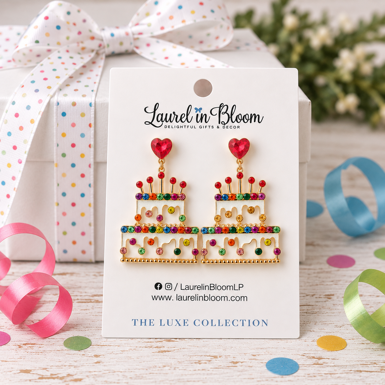 Birthday Love Earrings