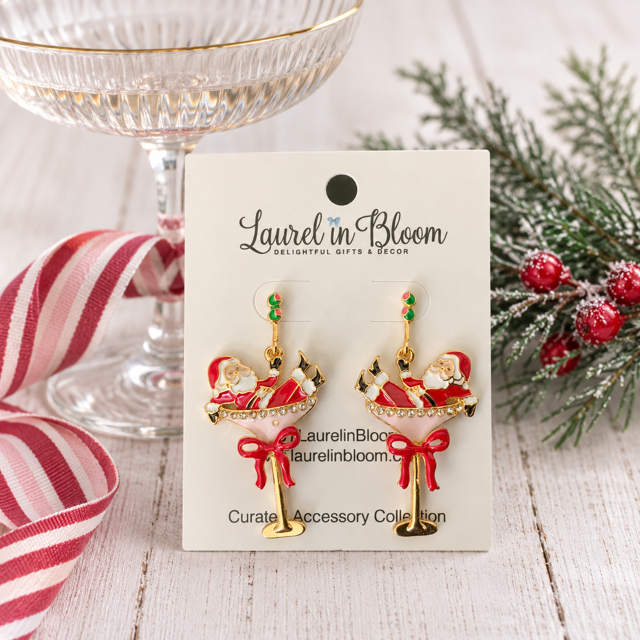 Sippin’ & Sleighing Santa Claus Cocktail Drops