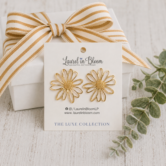 In Full Bloom Floral Studs