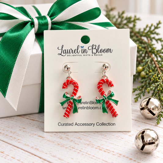 Candy Cane Cuties Drop Earrings