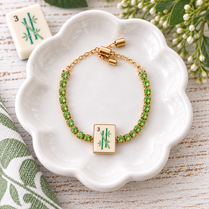 Lucky Tile Mahjong Bracelets