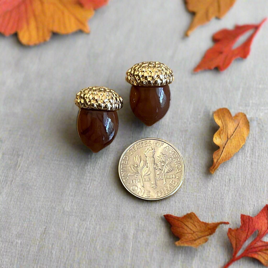 Golden Oaks Earrings