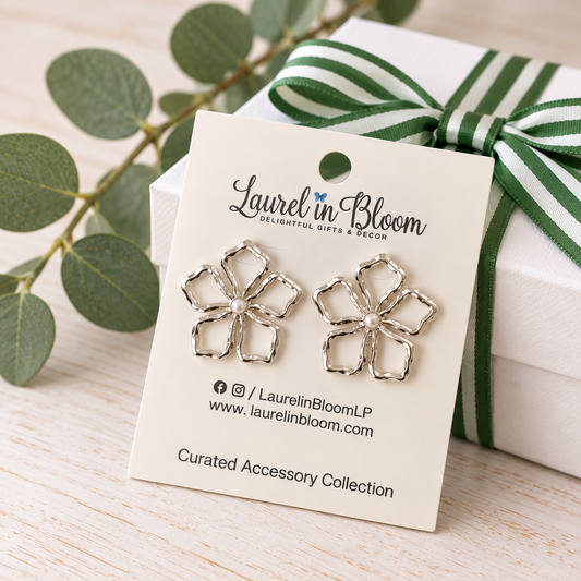 Sculpted Petal Studs
