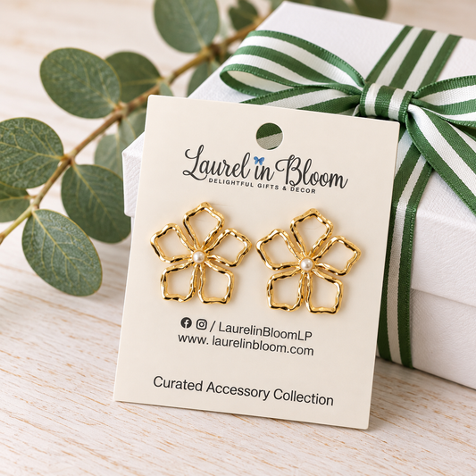 Sculpted Petal Studs