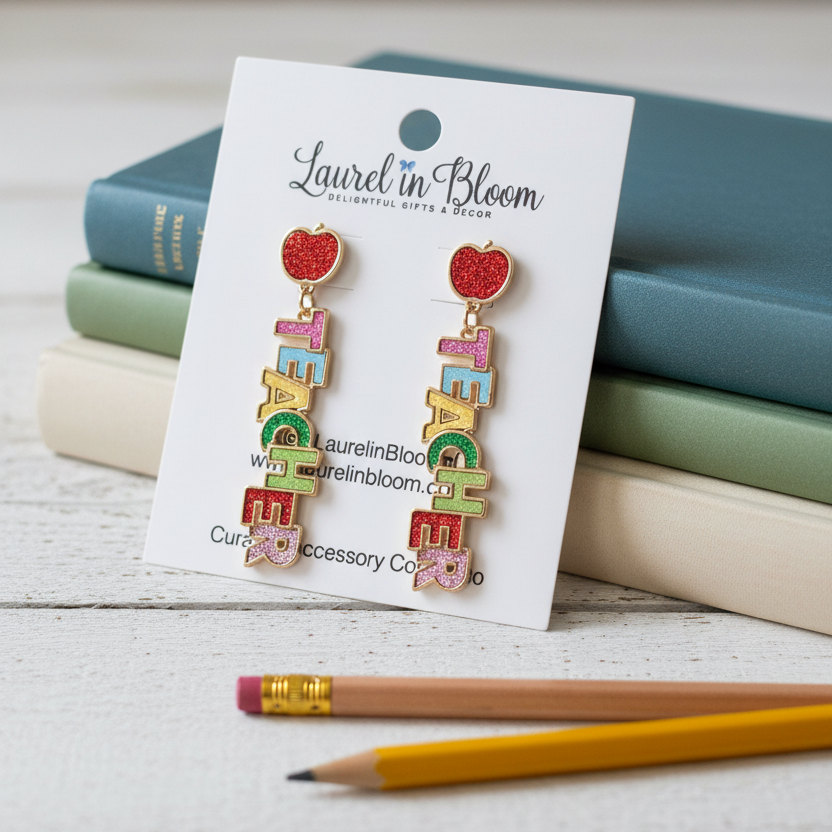 Teacher Love Earrings