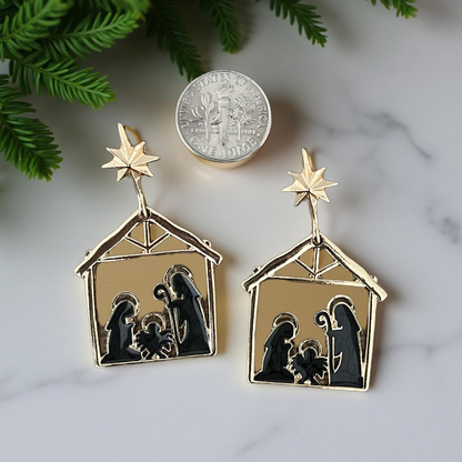 Starlit Nativity Earrings