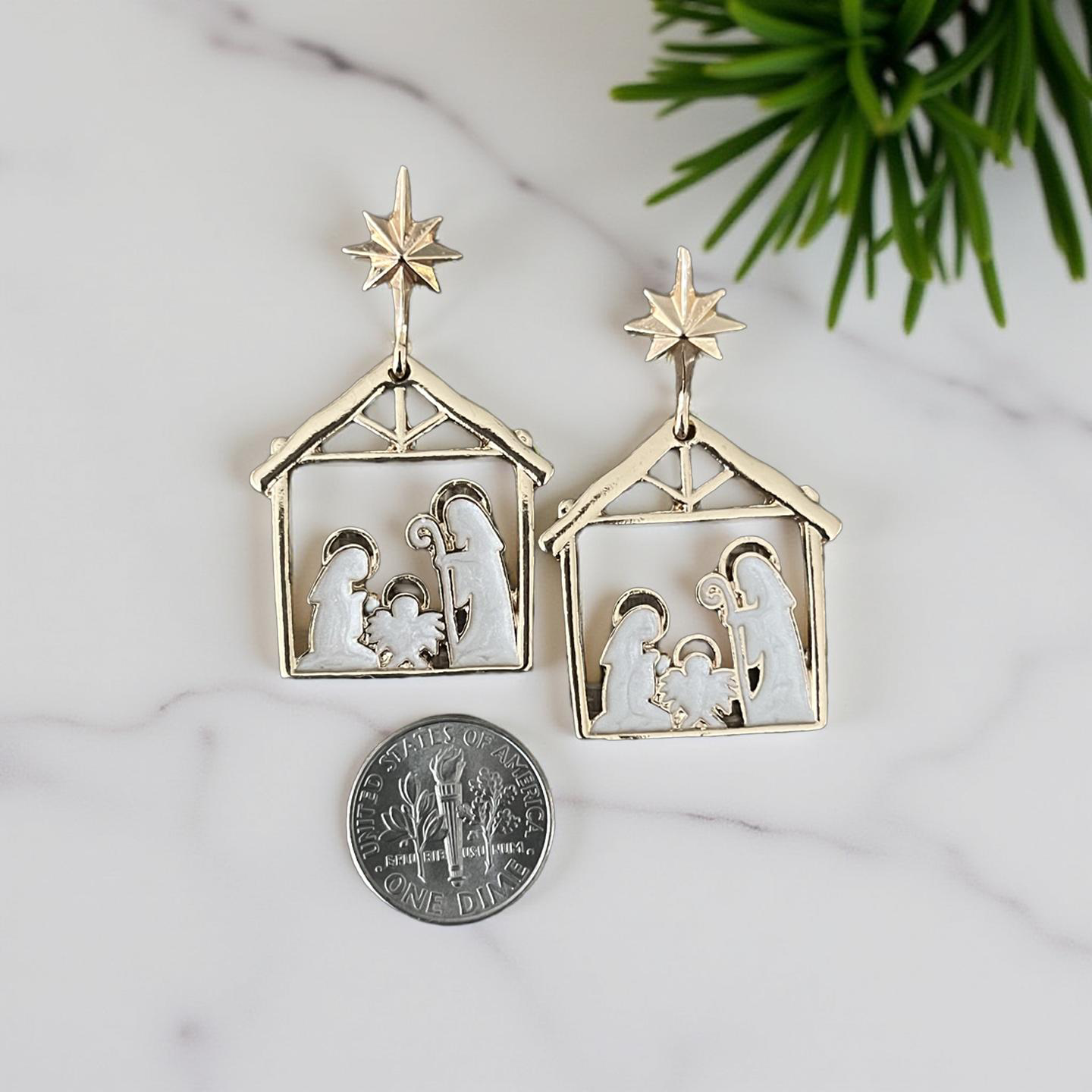 Starlit Nativity Earrings