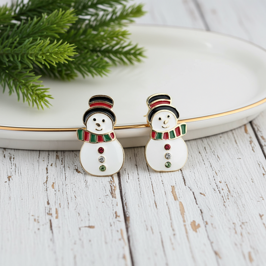 Frosty the Snowman Earrings