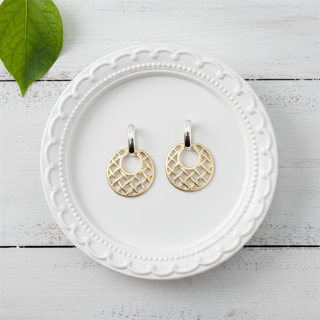 Artisan Lattice Earrings
