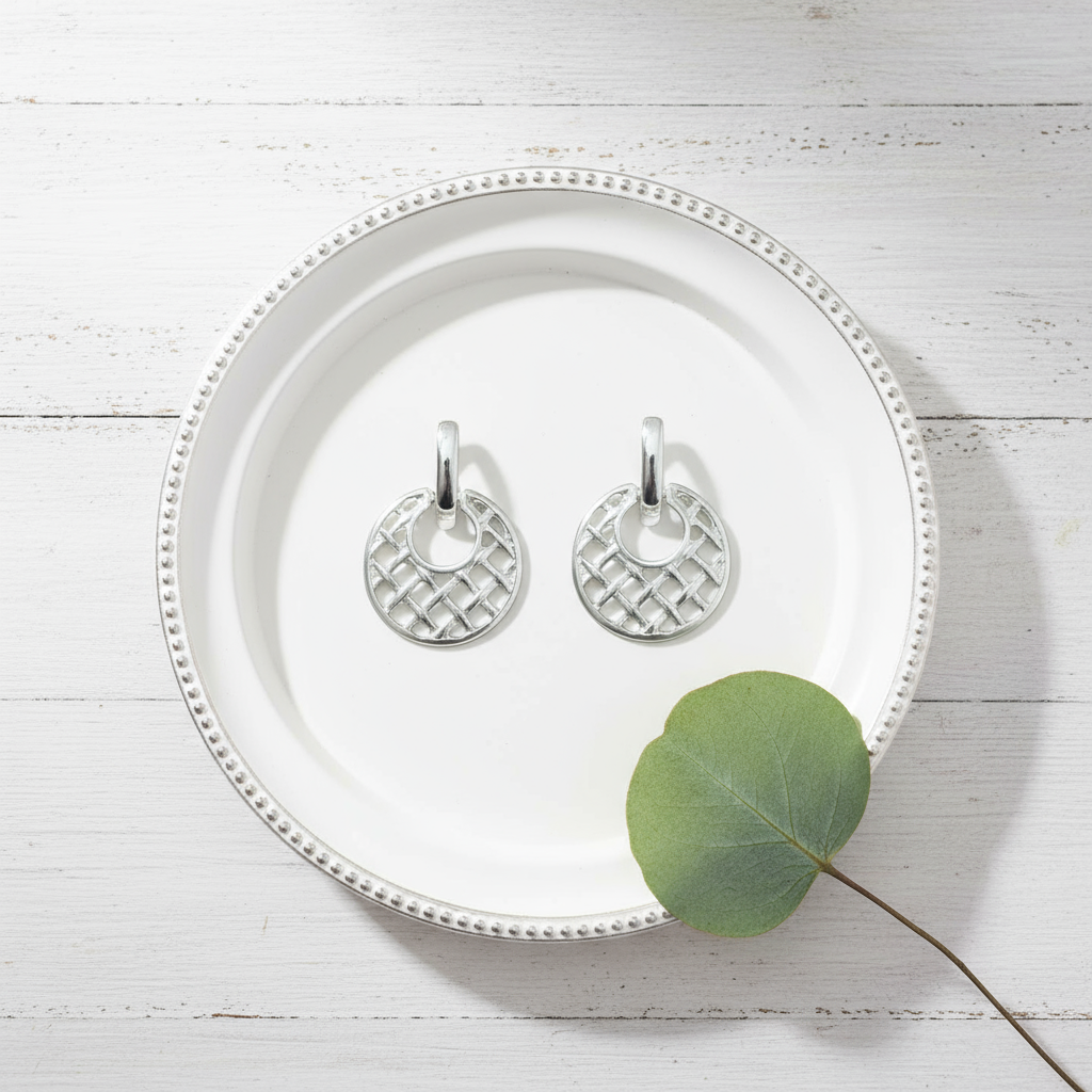 Artisan Lattice Earrings