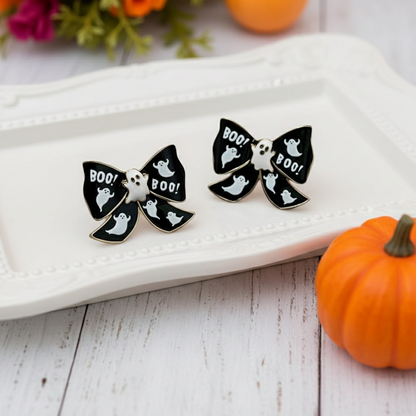 Boo Bows Earrings