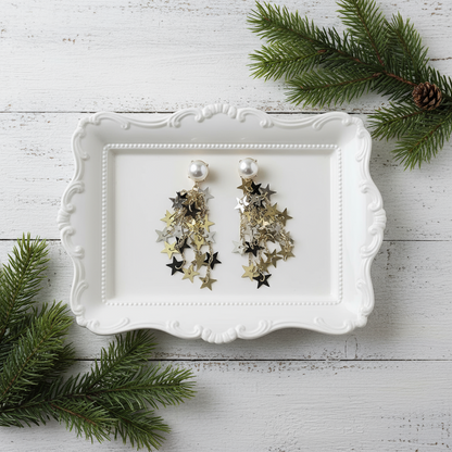 Confetti Sparkle New Year Earrings