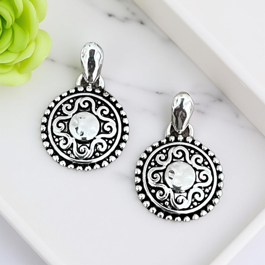 Sky Medallion Earrings