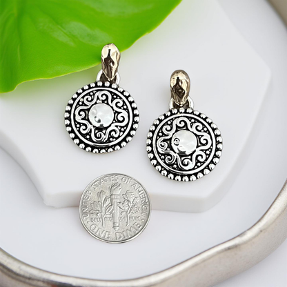 Sky Medallion Earrings