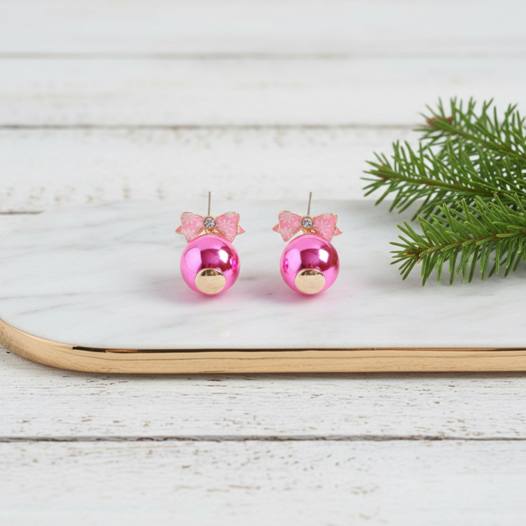 ‘Tis the Season Christmas Ornament Earrings