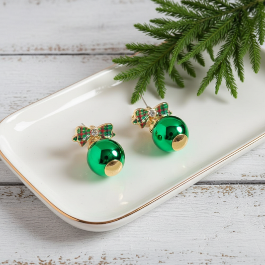‘Tis the Season Christmas Ornament Earrings