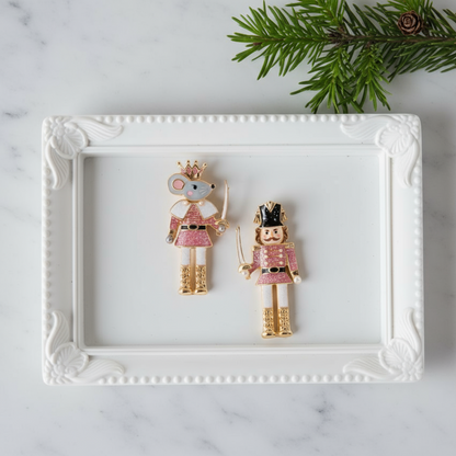 The Nutcracker and Mouse King Sugarplum Duel Earrings
