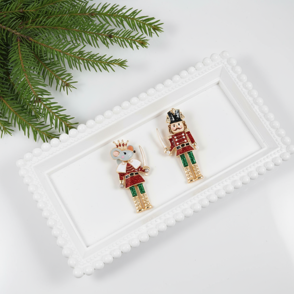 The Nutcracker and Mouse King Sugarplum Duel Earrings