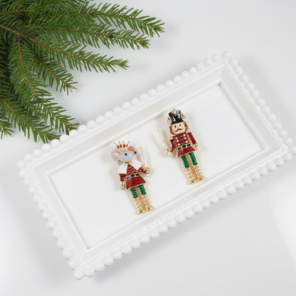 The Nutcracker and Mouse King Sugarplum Duel Earrings