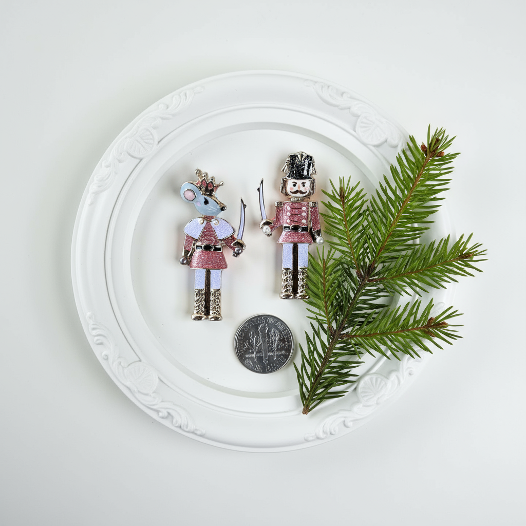 The Nutcracker and Mouse King Sugarplum Duel Earrings