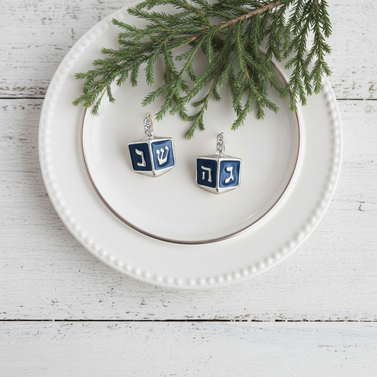 Dancing Dreidel Earrings
