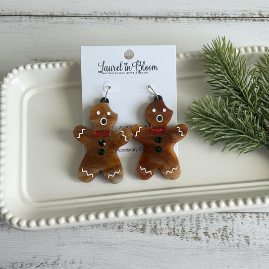 Oh Snap! & Snap Happy! Gingerbread Cookie Earrings