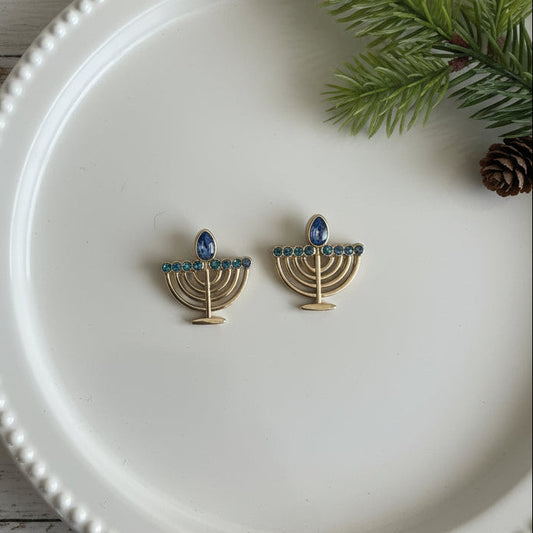 Hanukkah Nights Earrings