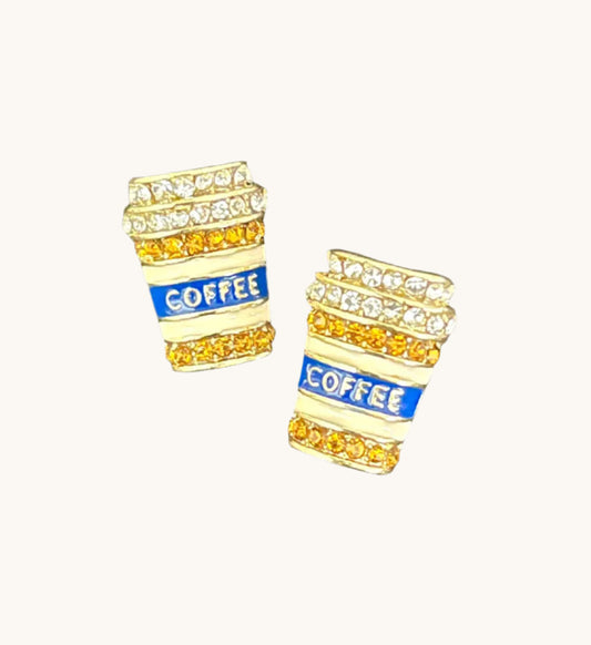 Morning Coffee Earrings