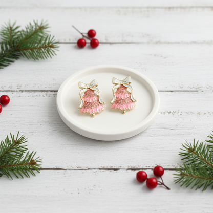 Winter Wonderland Christmas Tree Earrings