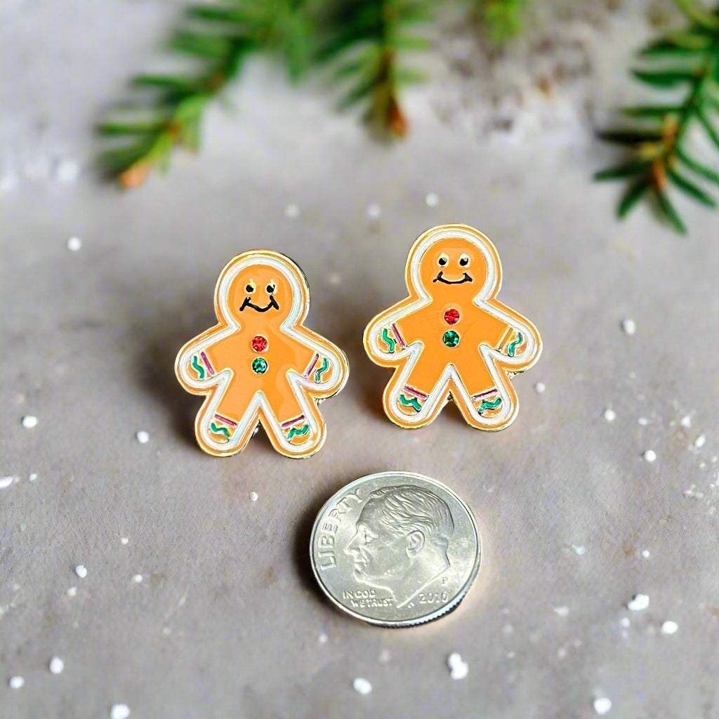 Mr. Gingerbread Man Earrings