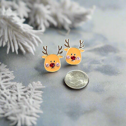 Little Rudy Reindeer Earrings
