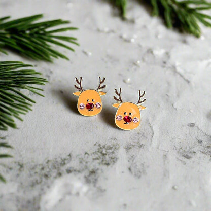 Little Rudy Reindeer Earrings