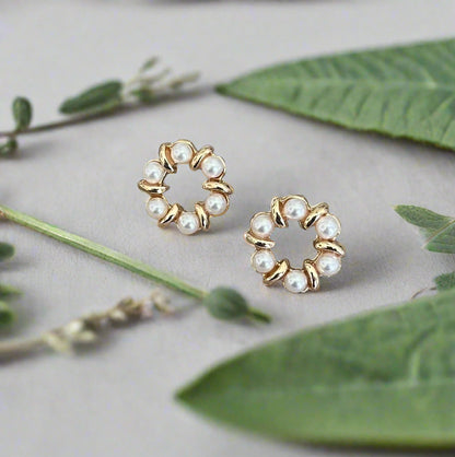 Pearl Leis Earrings