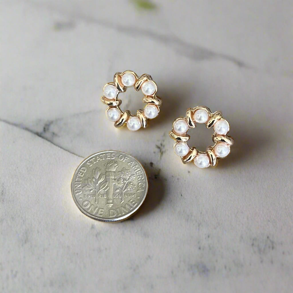 Pearl Leis Earrings
