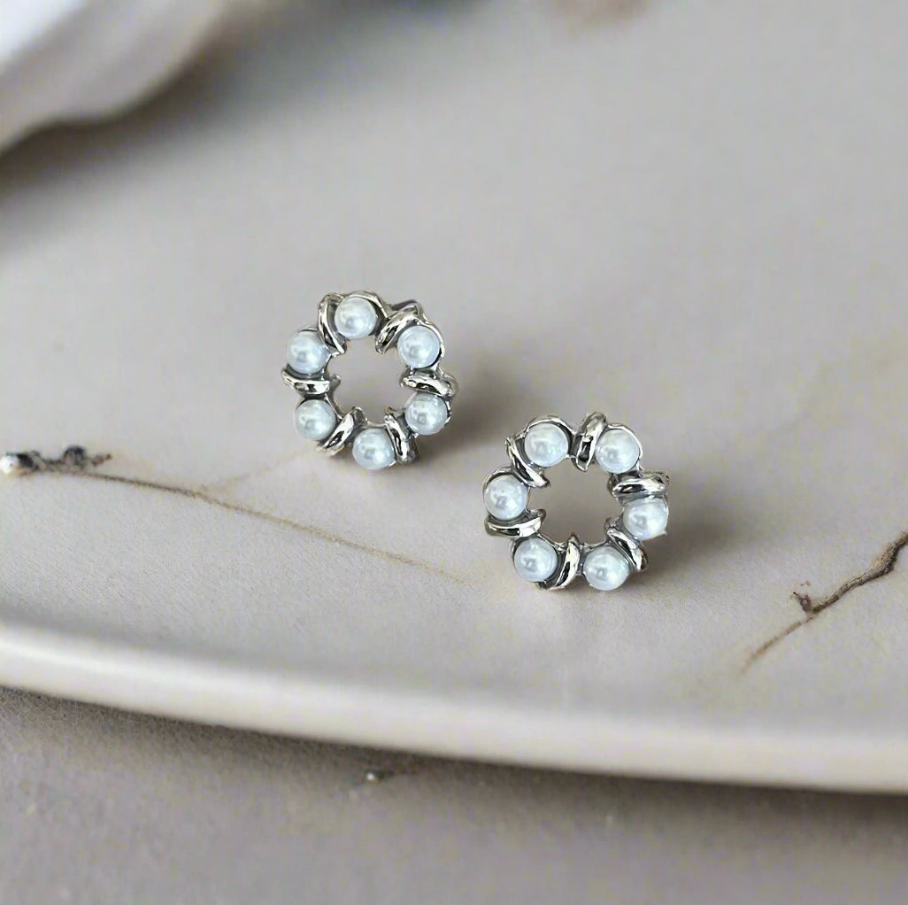Pearl Leis Earrings