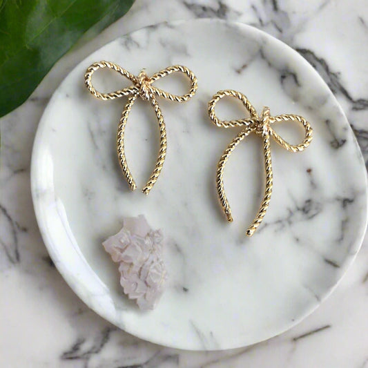 Rope Bow Earrings