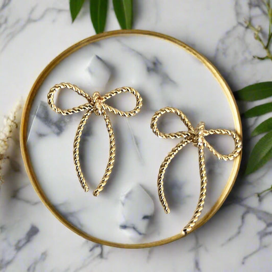 Rope Bow Earrings