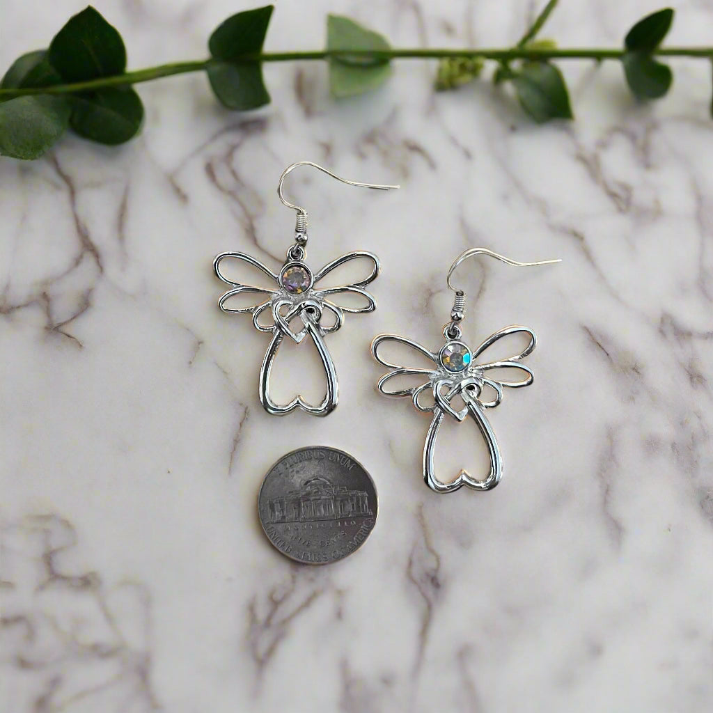 Seraphina Angel Earrings