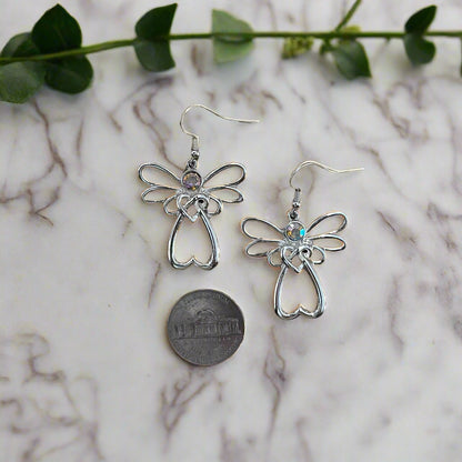 Seraphina Angel Earrings