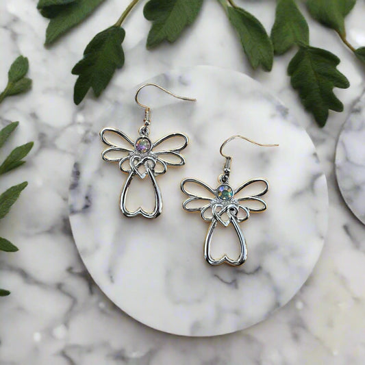 Seraphina Angel Earrings