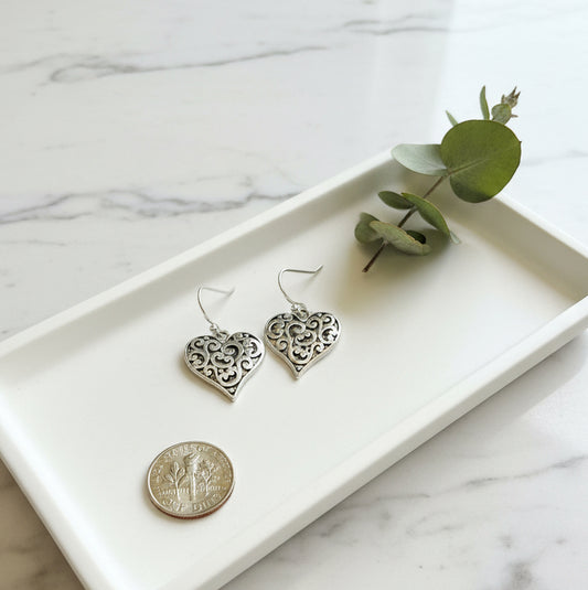 Promises Heart Earrings