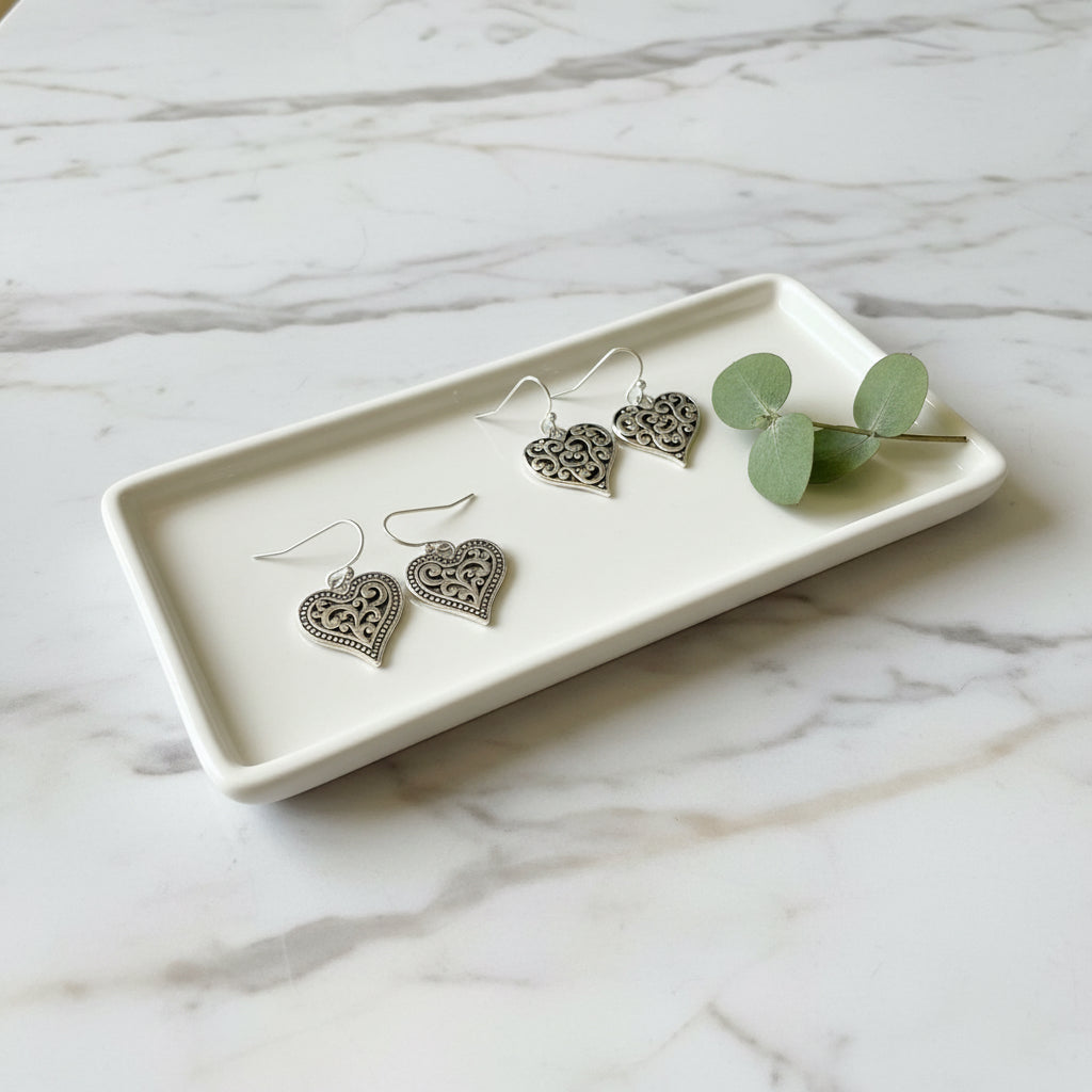 Promises Heart Earrings