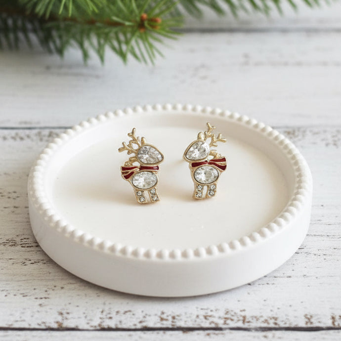 A Very Blustery Day Reindeer Earrings