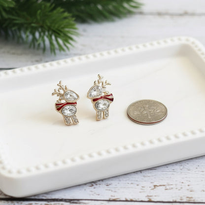 A Very Blustery Day Reindeer Earrings