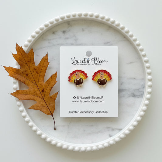 Totally Tom Turkey Earrings