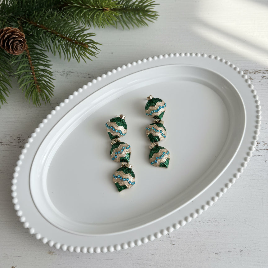 Vintage Vogue Ornament Earrings