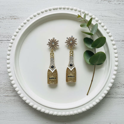 Prosecco & Pearls Celebration Earrings