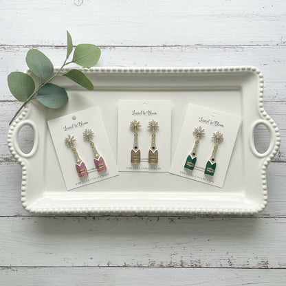 Prosecco & Pearls Celebration Earrings